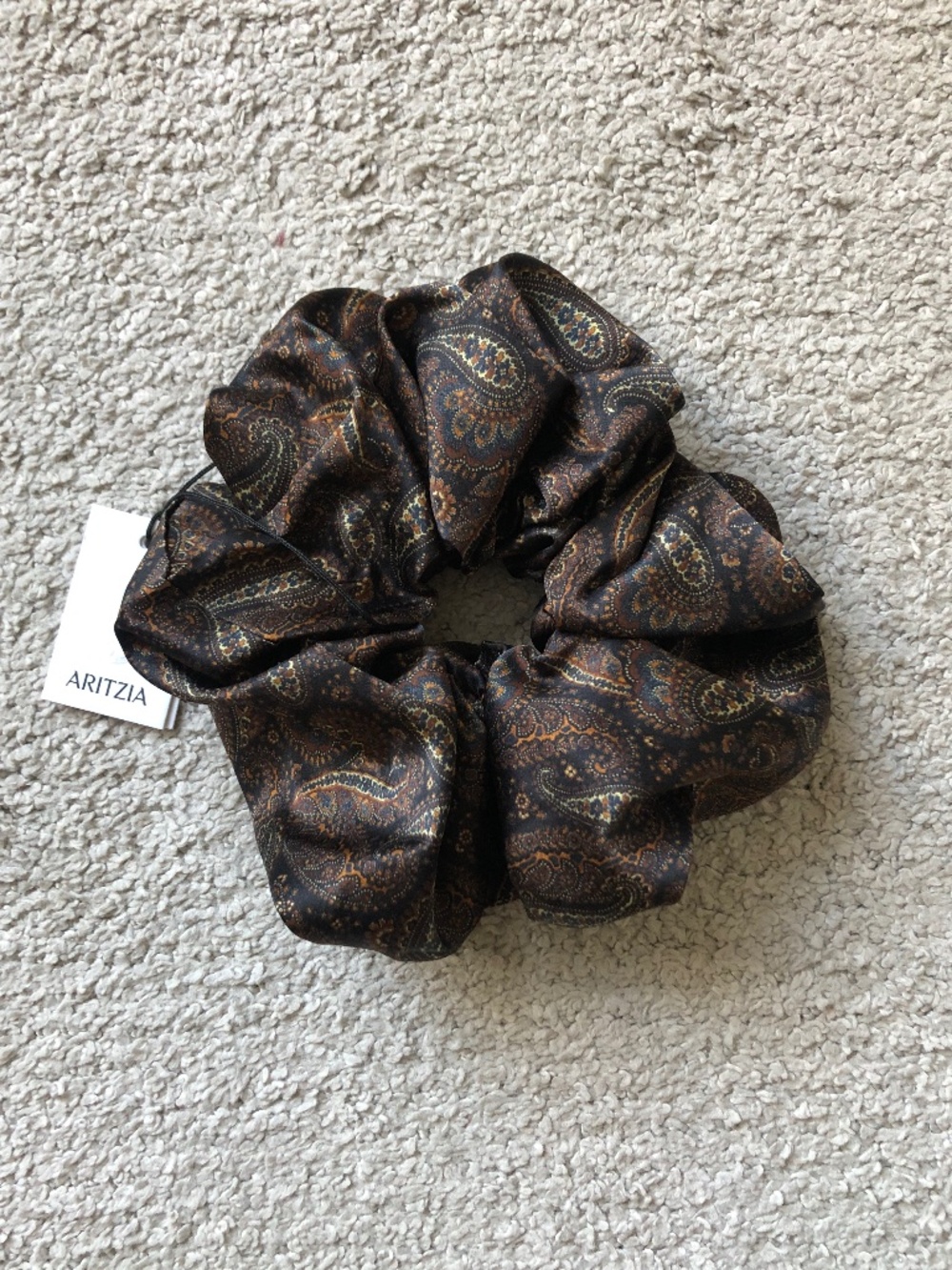 Aritzia Silk Scrunchie.NWT.